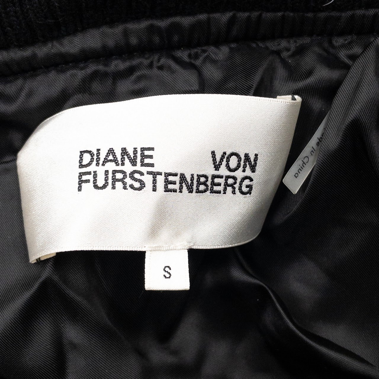 Diane von Furstenberg Striped Bomber Jacket
