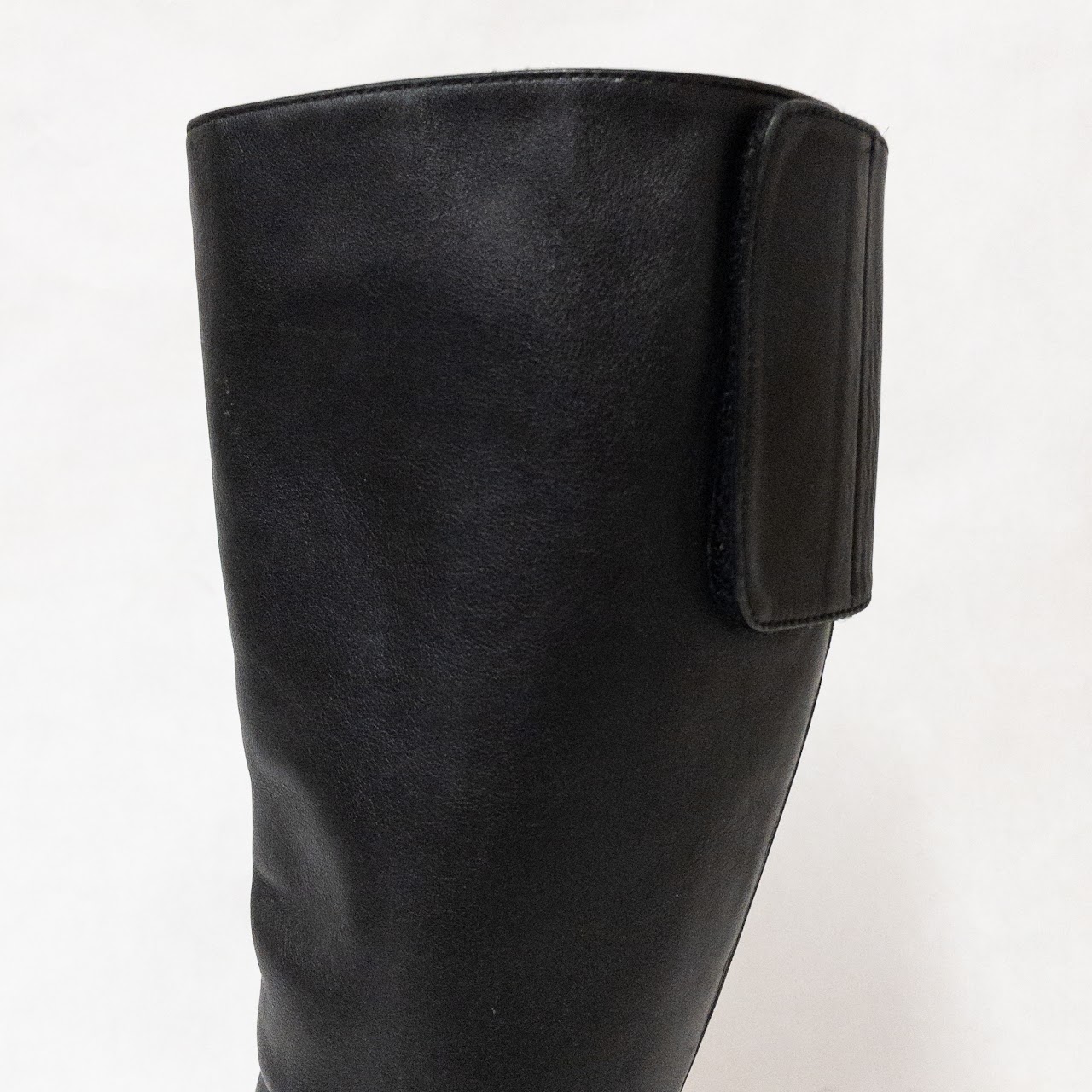Prada Leather Tall Shaft Boots