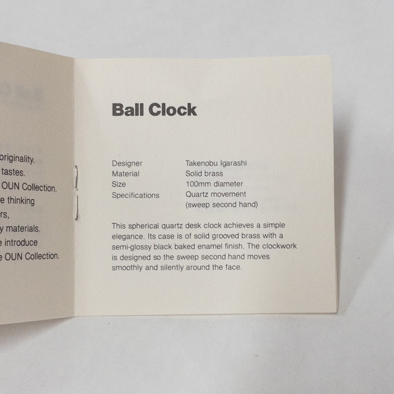 OUN Ball Clock