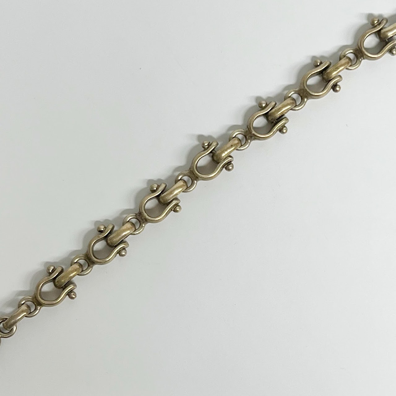 Sterling Silver Horsebit Bracelet