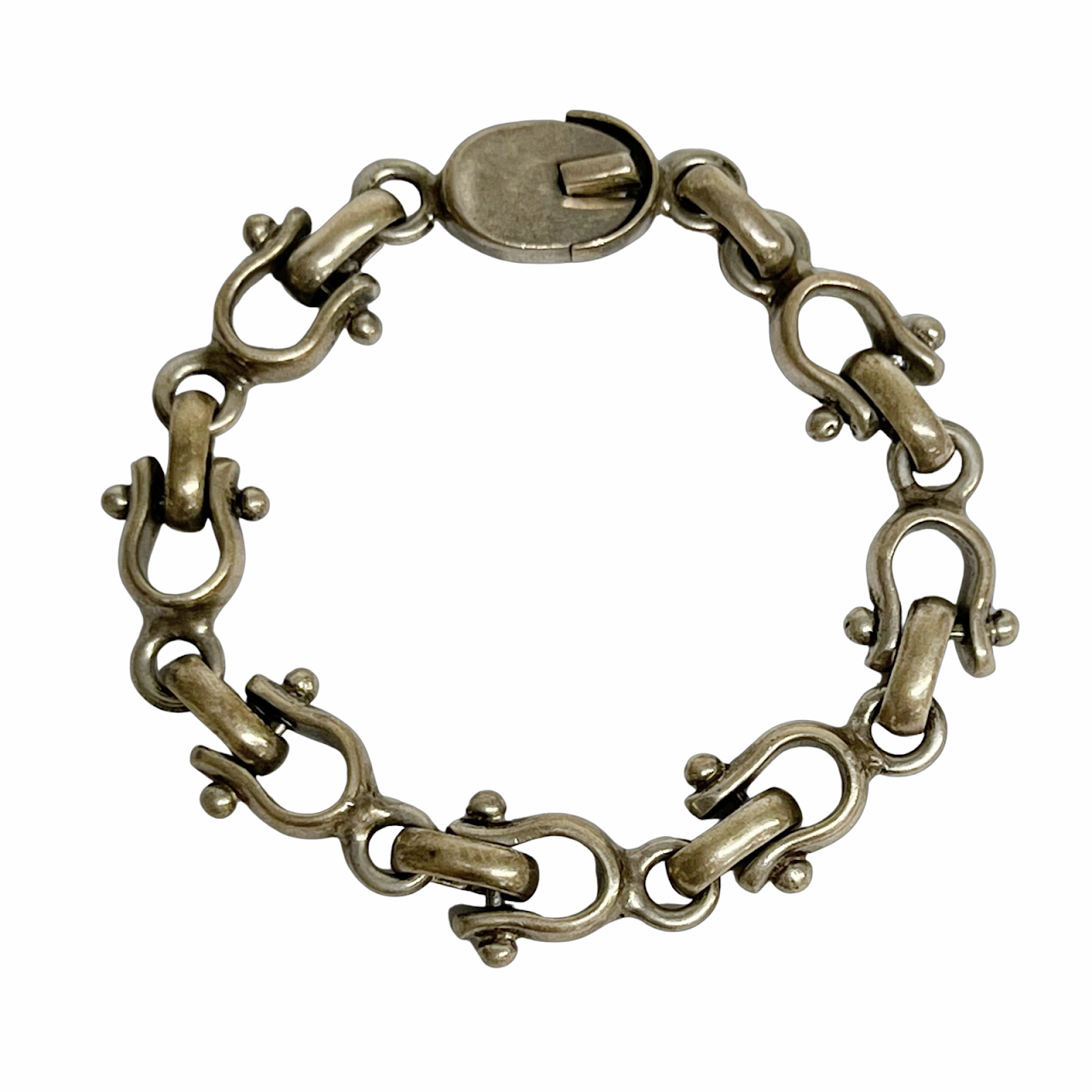 Sterling Silver Horsebit Bracelet