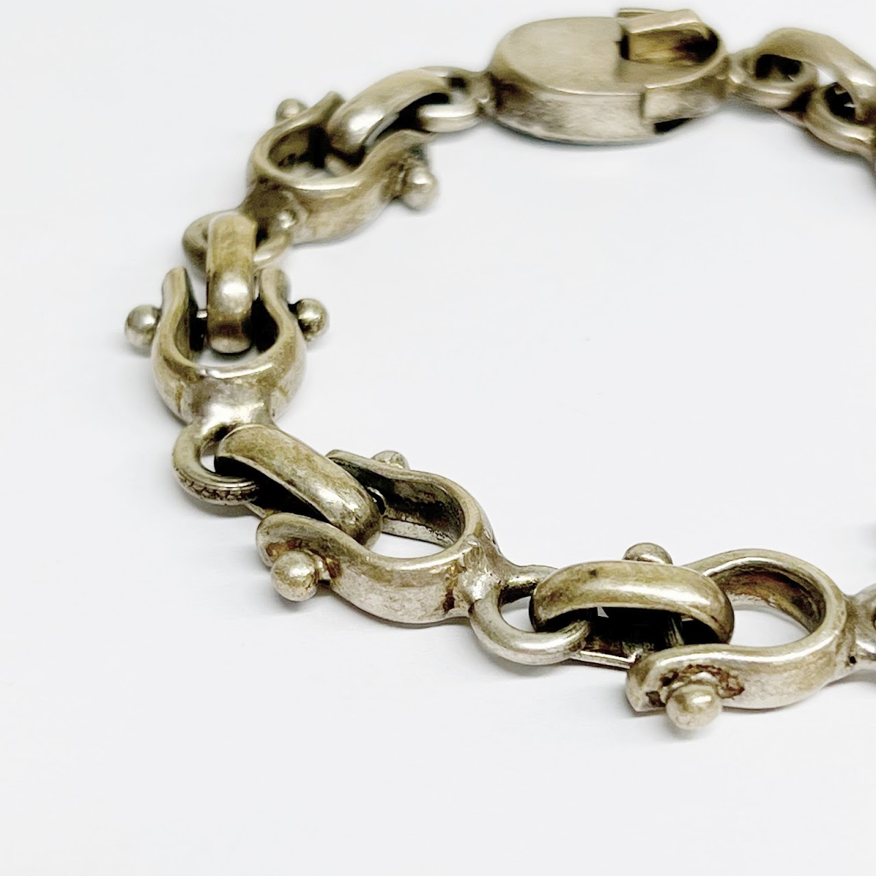 Sterling Silver Horsebit Bracelet