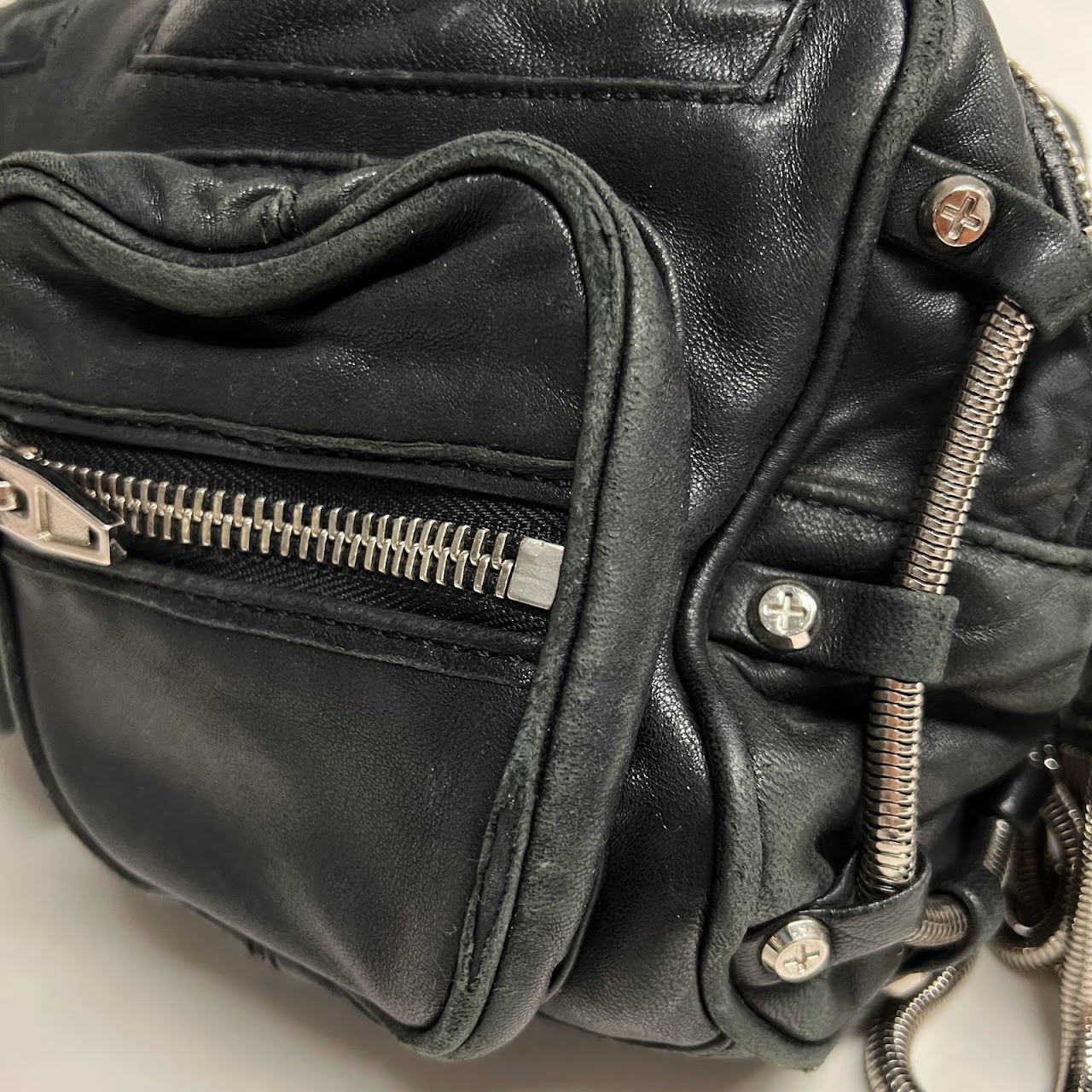 Alexander Wang Black Leather Crossbody Bag