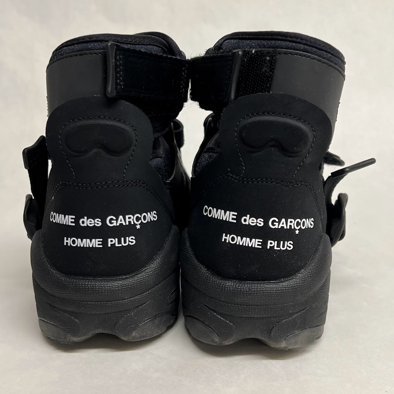 Comme des Garçons X Nike Homme Plus Black High Top Sneakers