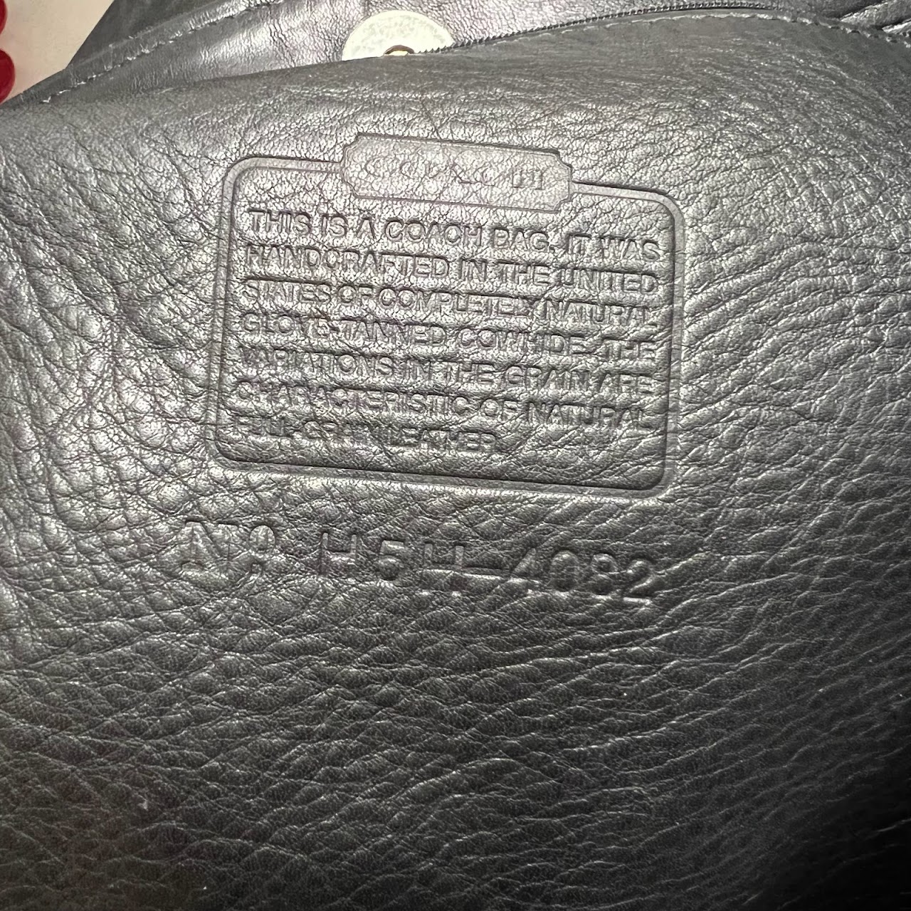 Coach Vintage Classic Leather Tote