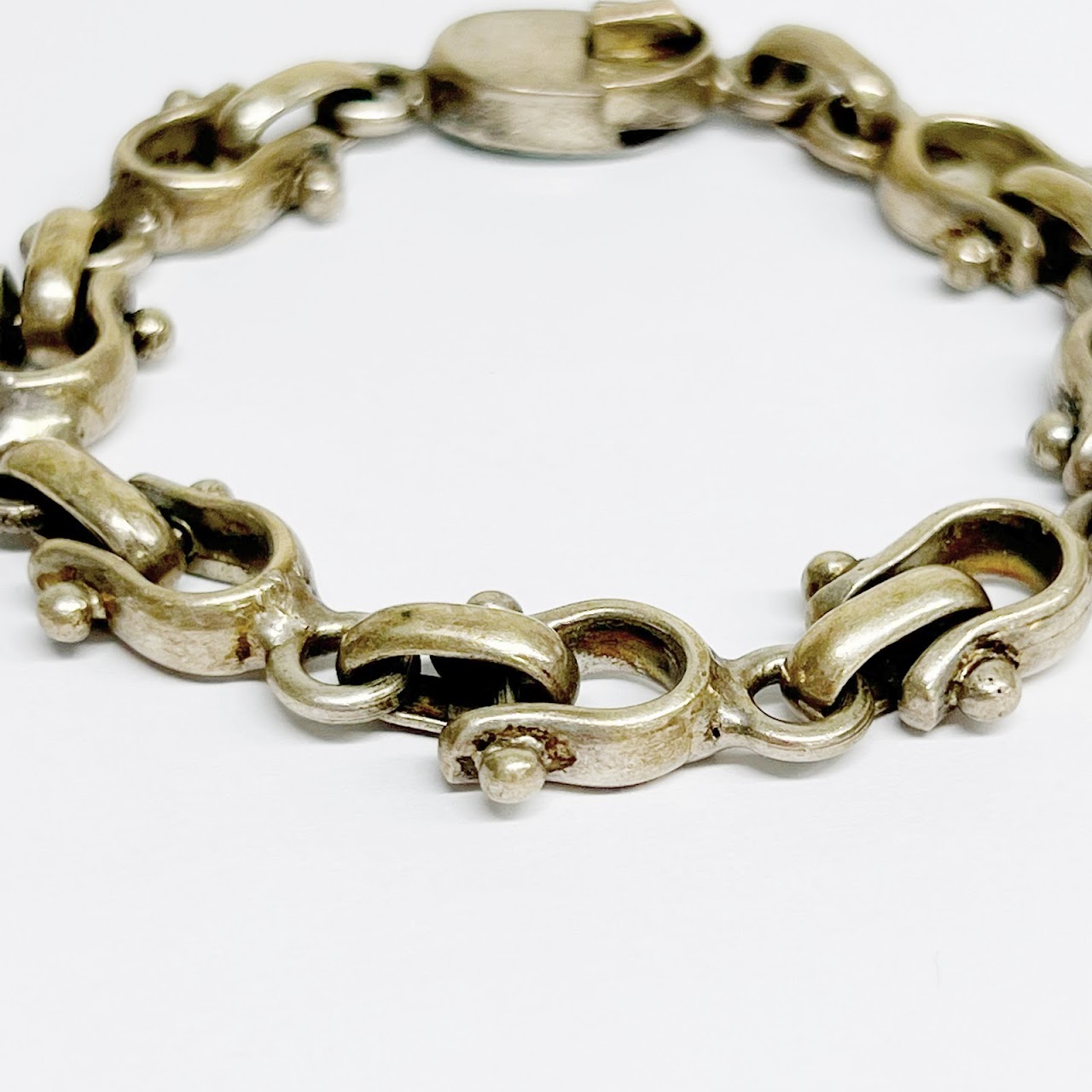 Sterling Silver Horsebit Bracelet