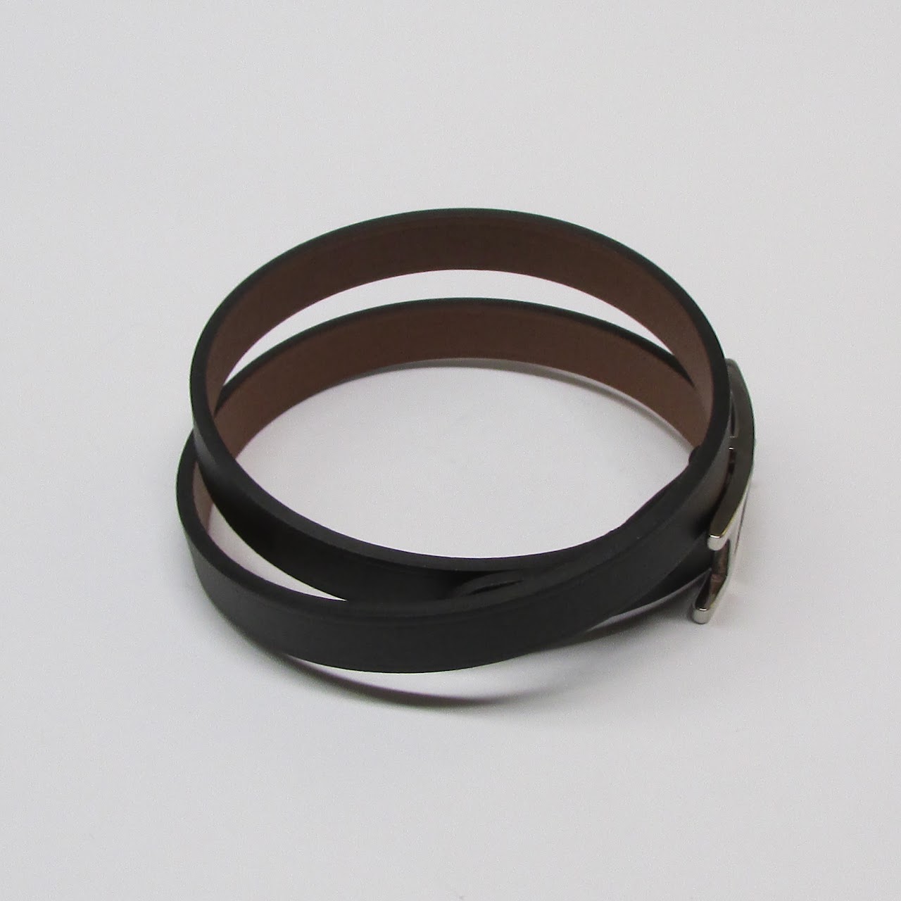 Hermes Leather Wrap Bracelet