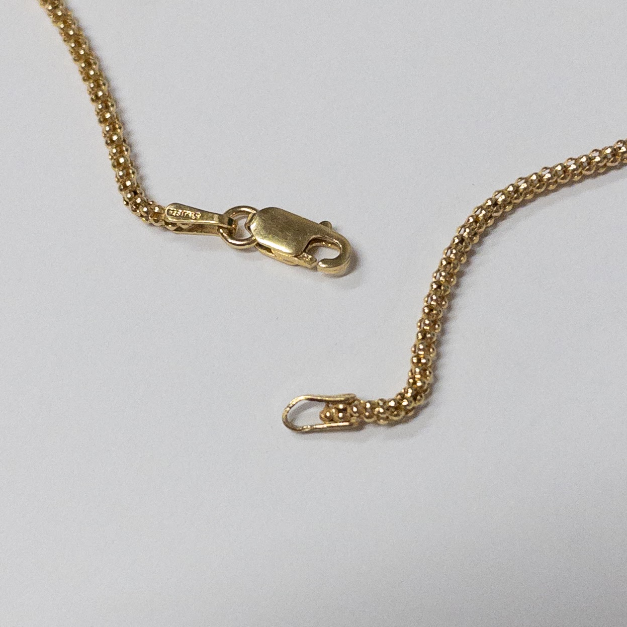 Sterling Silver Vermeil Fancy Link Chain