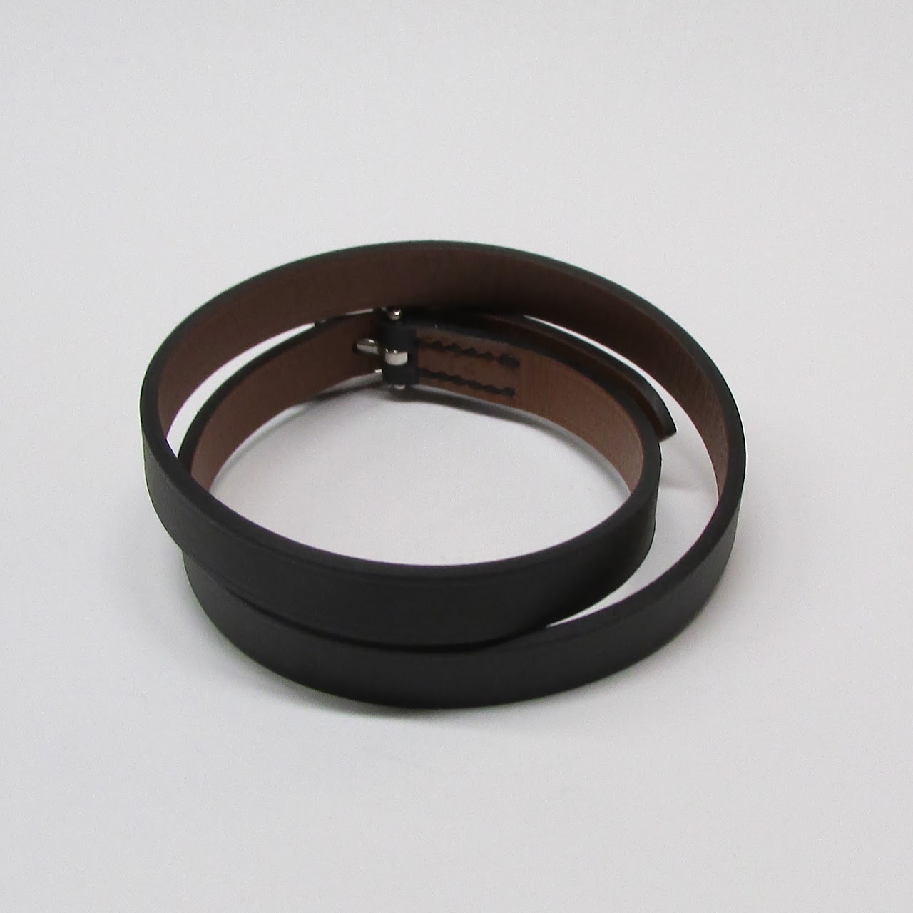 Hermes Leather Wrap Bracelet