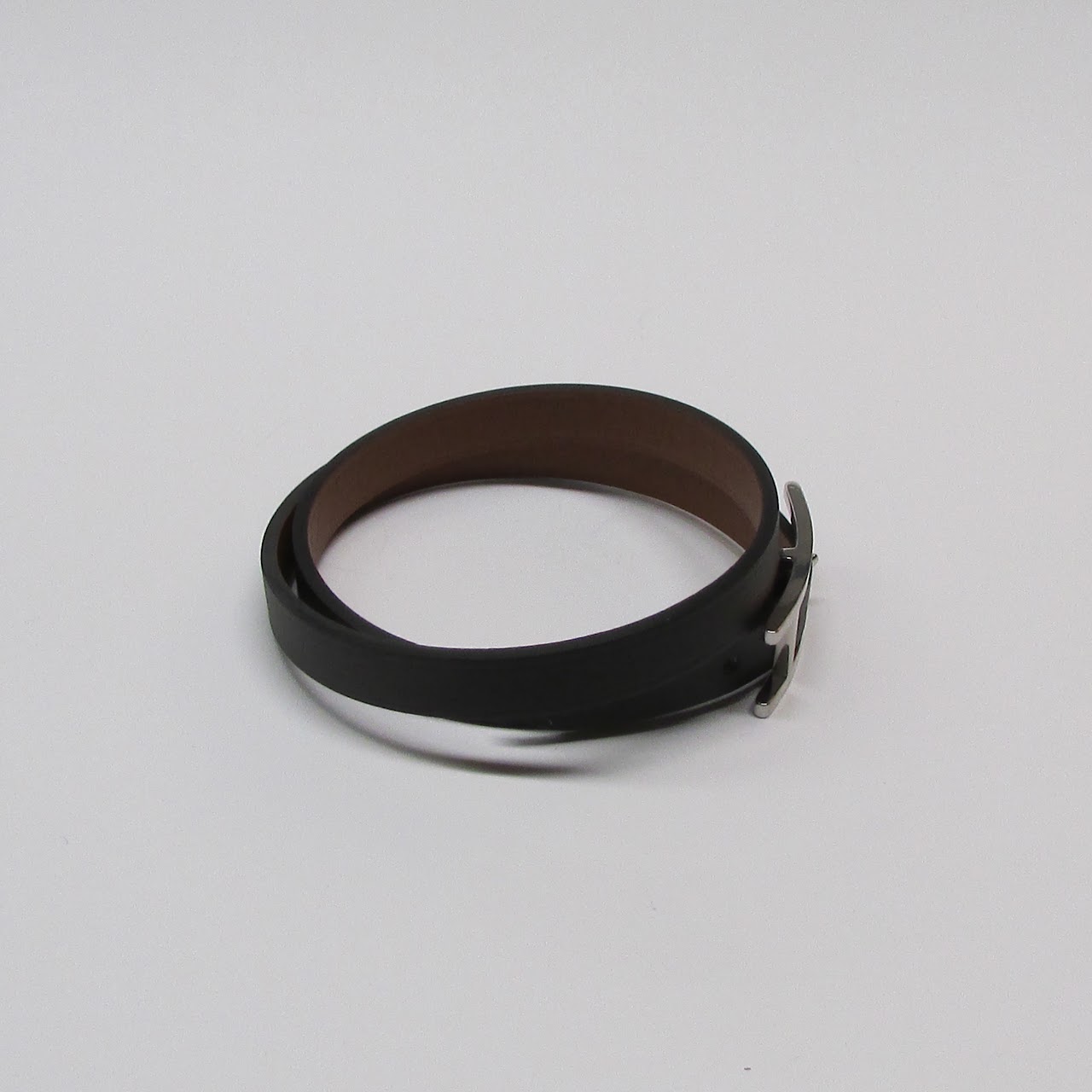 Hermes Leather Wrap Bracelet