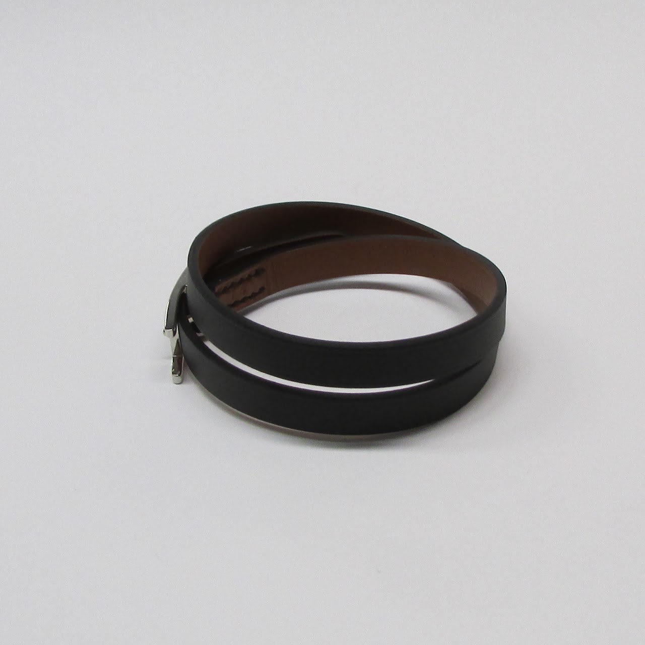 Hermes Leather Wrap Bracelet