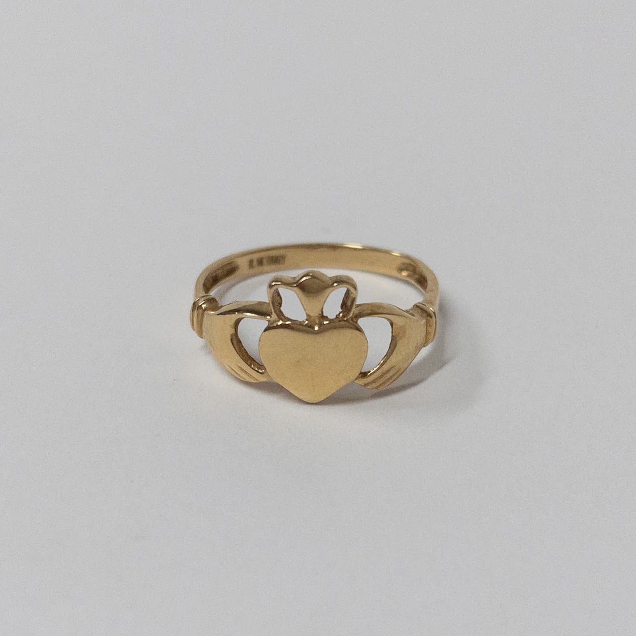 14K Gold Claddagh Ring