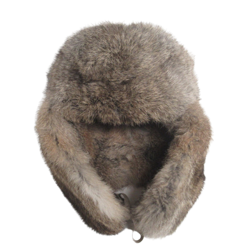 Rabbit Fur Aviator Hat