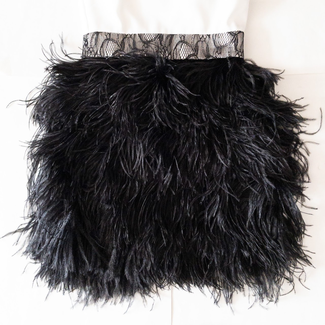 Givenchy Ostrich Feather Cocktail Dress