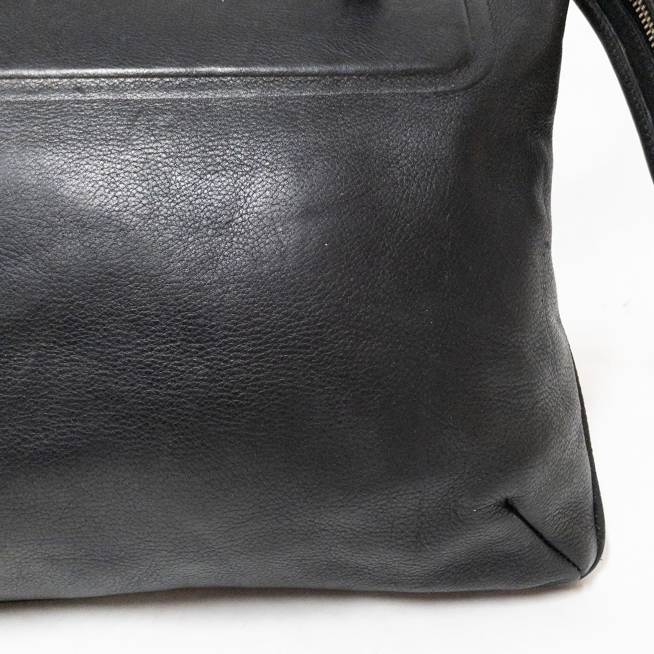 Zilla Black Leather Handbag