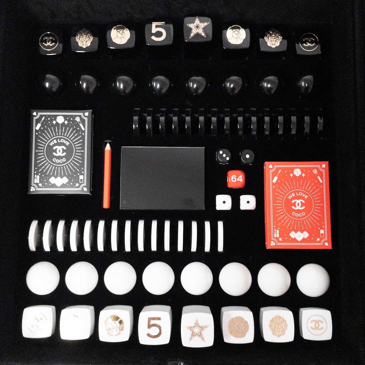 CHANEL Promotional Game Set - Chess, Checkers, Backgammon for Sale