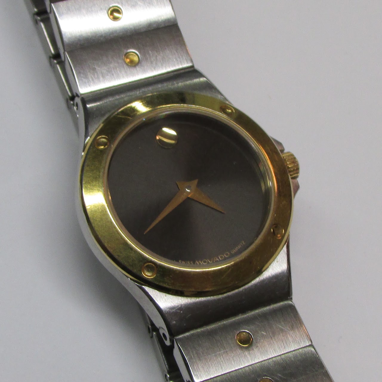 Movado Stainless Two-Tone Museum Dial Wristwatch