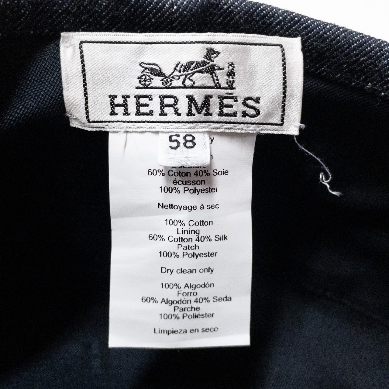 Hermès Denim Beret