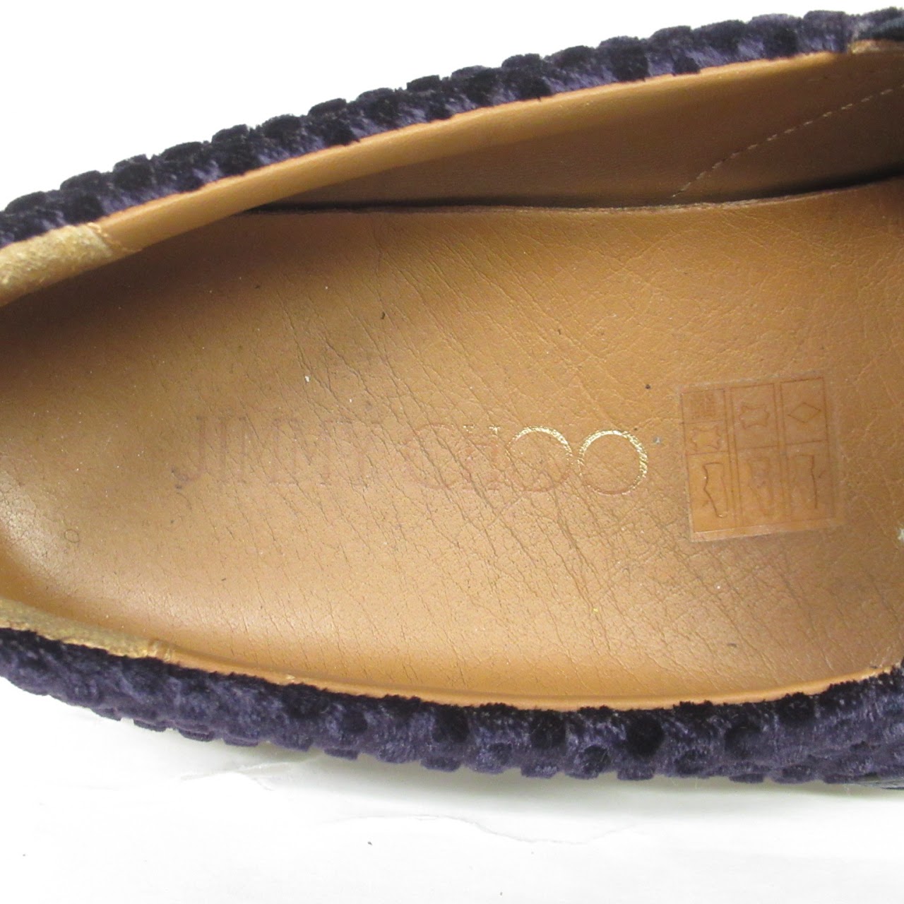 Jimmy Choo Purple Velvet Sneakers