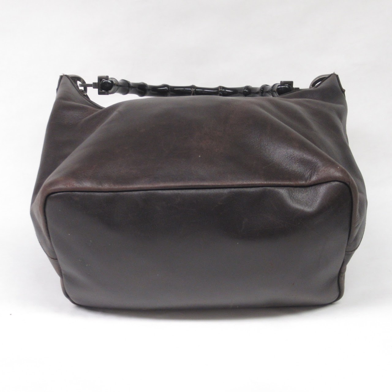 Gucci  Bamboo Leather Handbag