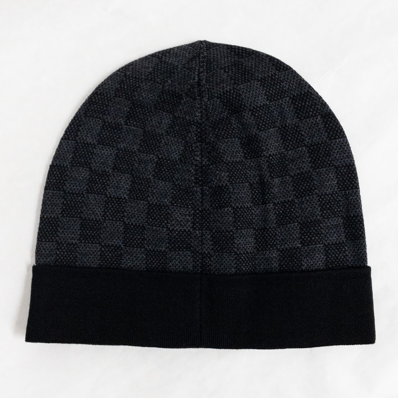 Louis Vuitton Petit Damier Hat Black Great - Depop