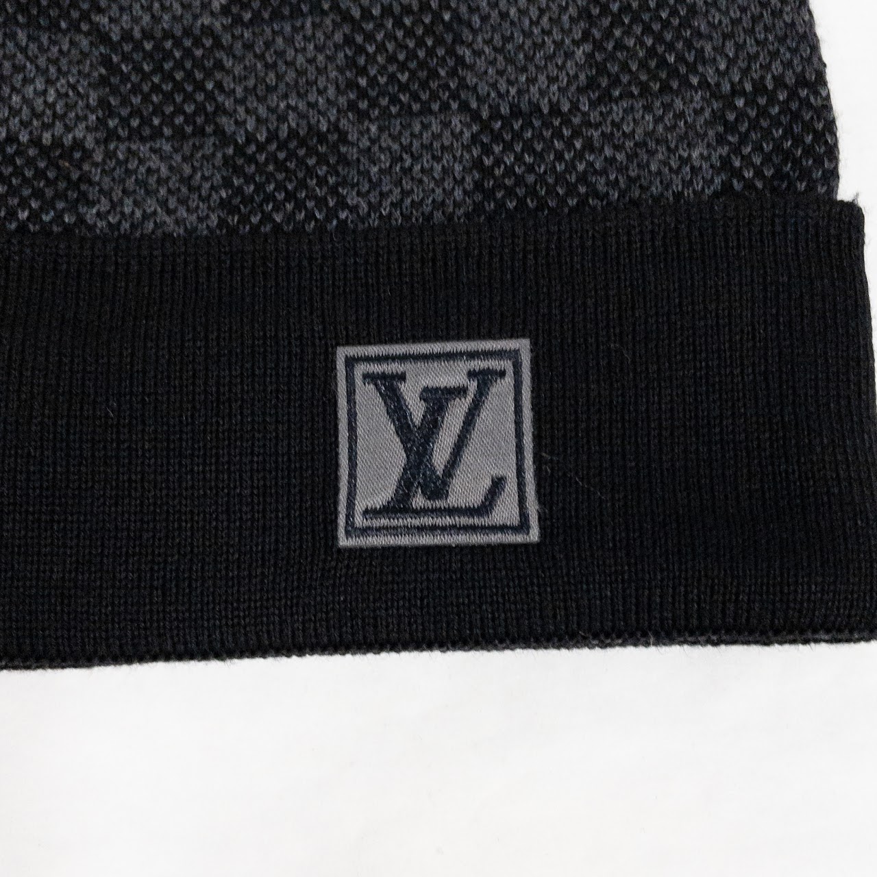 Black Louis Vuitton Damier Graphite Map Petit Hat
