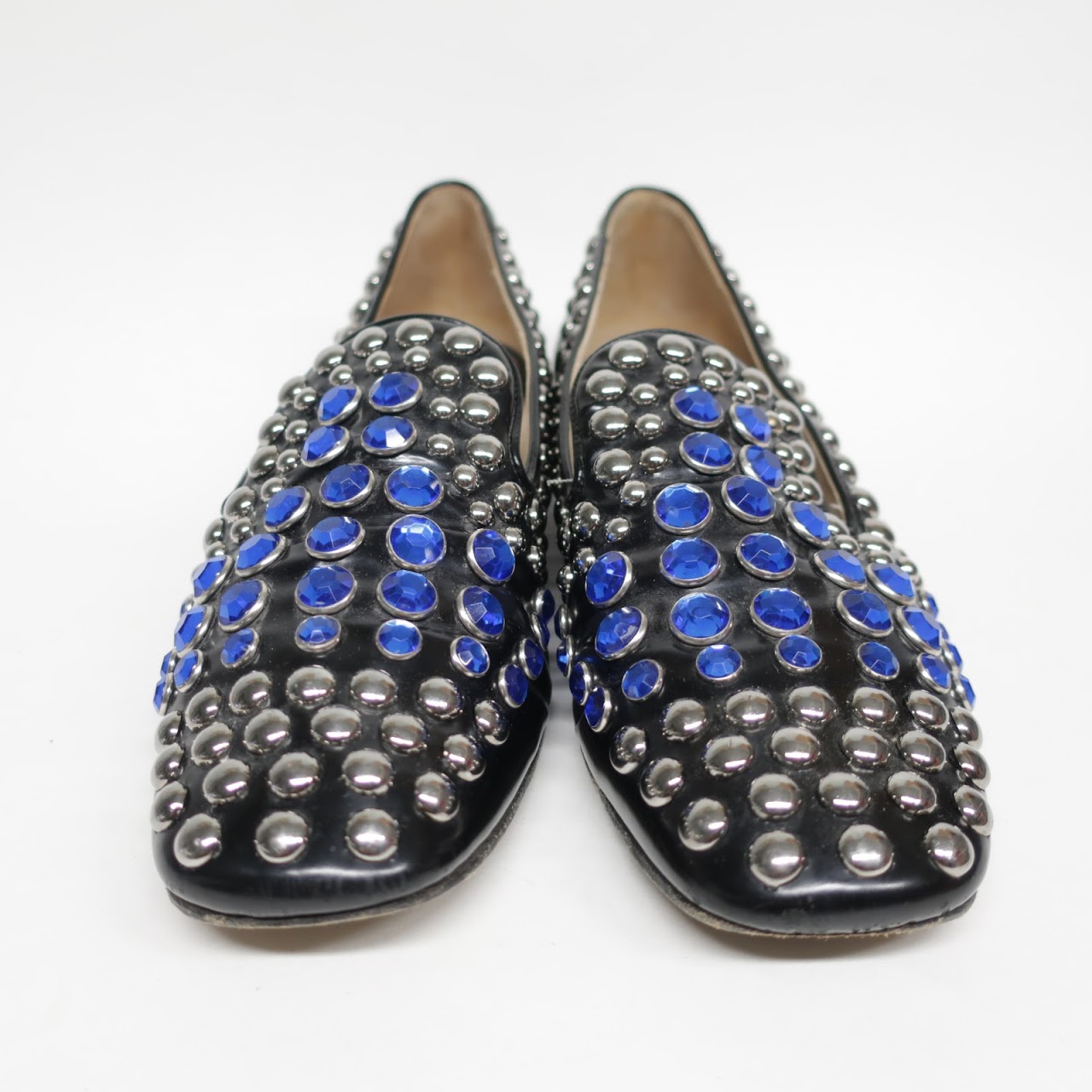 Prada Studded Loafers