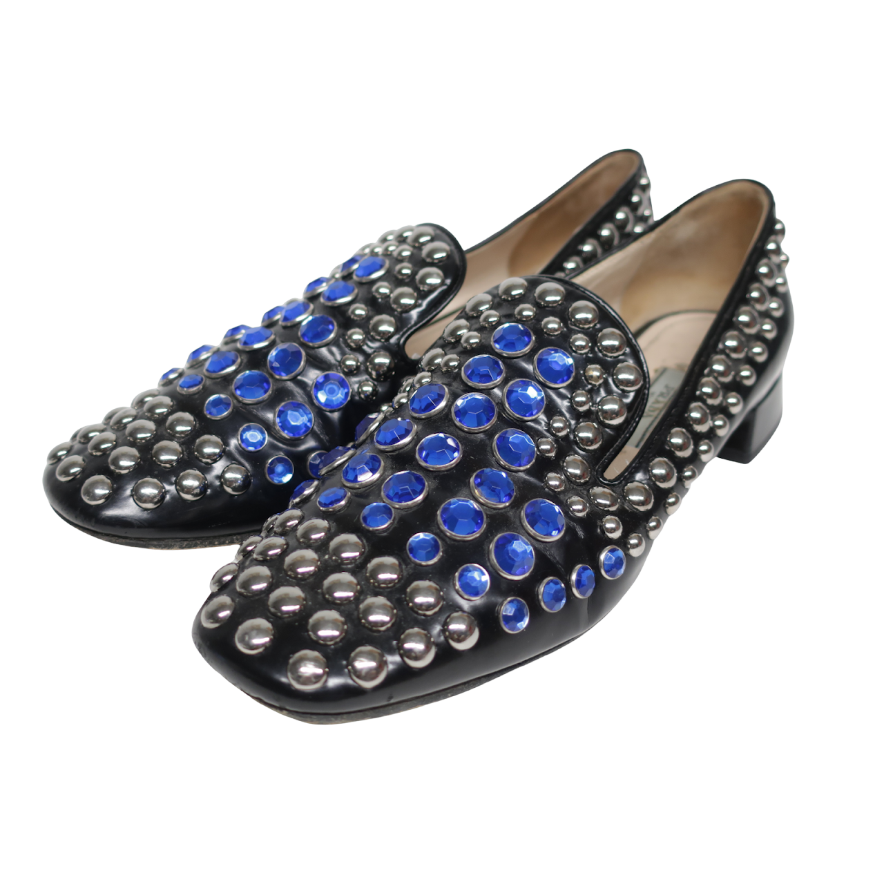 Prada Studded Loafers