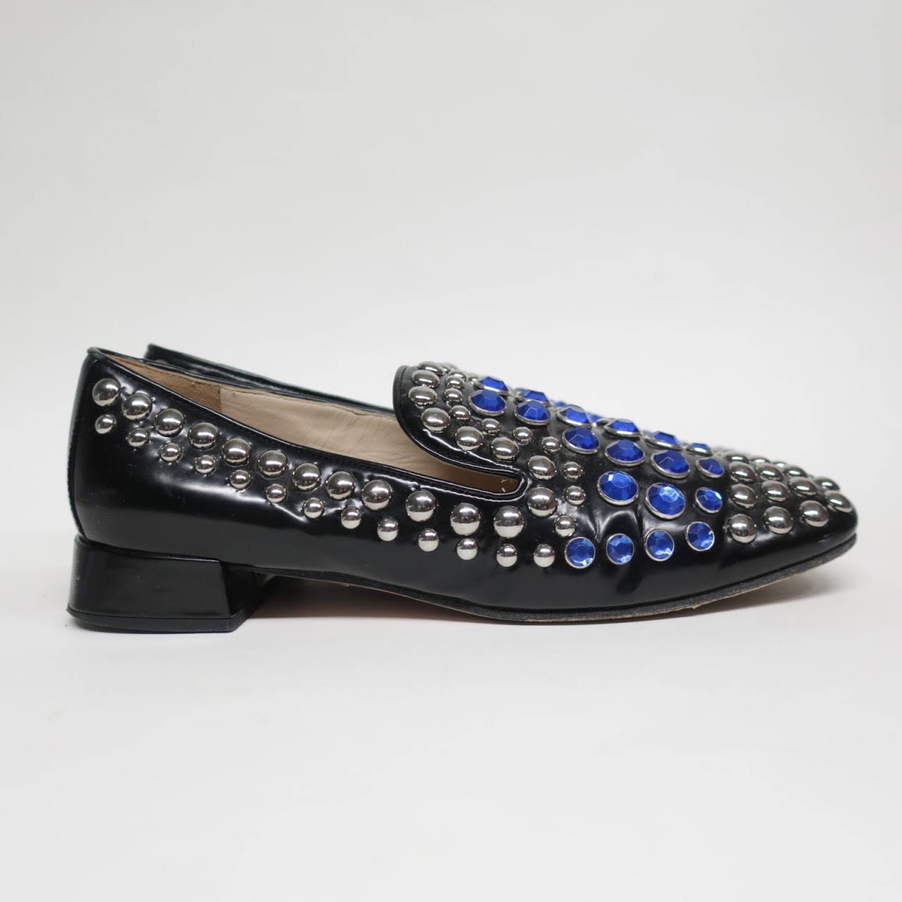 Prada Studded Loafers