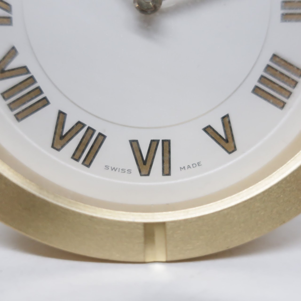 Tiffany & Co. Brass Desk Clock