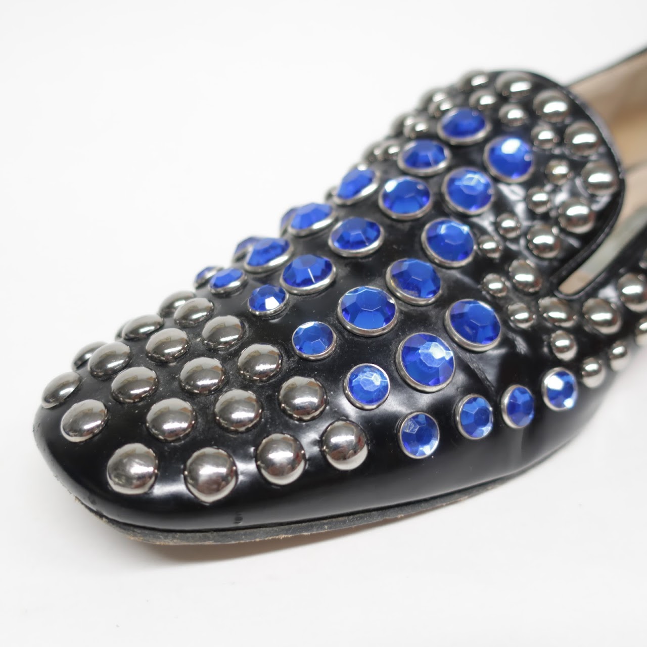 Prada Studded Loafers