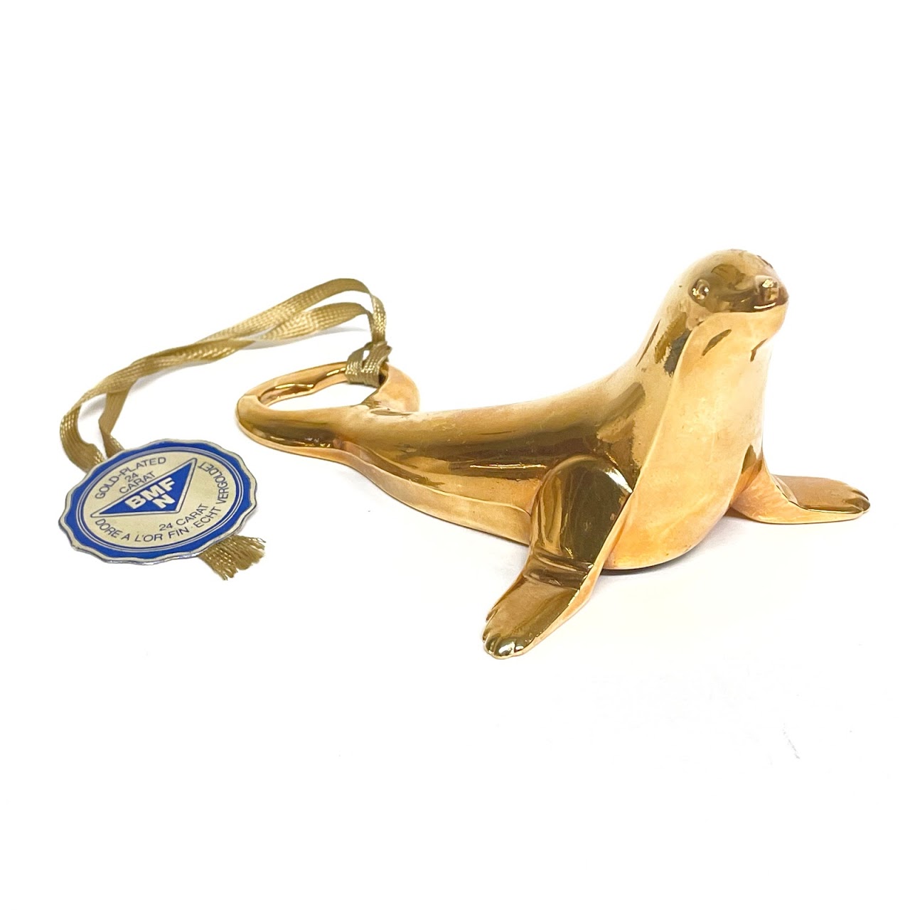 BMFN 24K Gold Plated Seal Bottle Opener