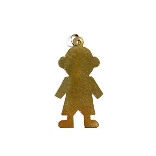 14K Figural Cutout Charm