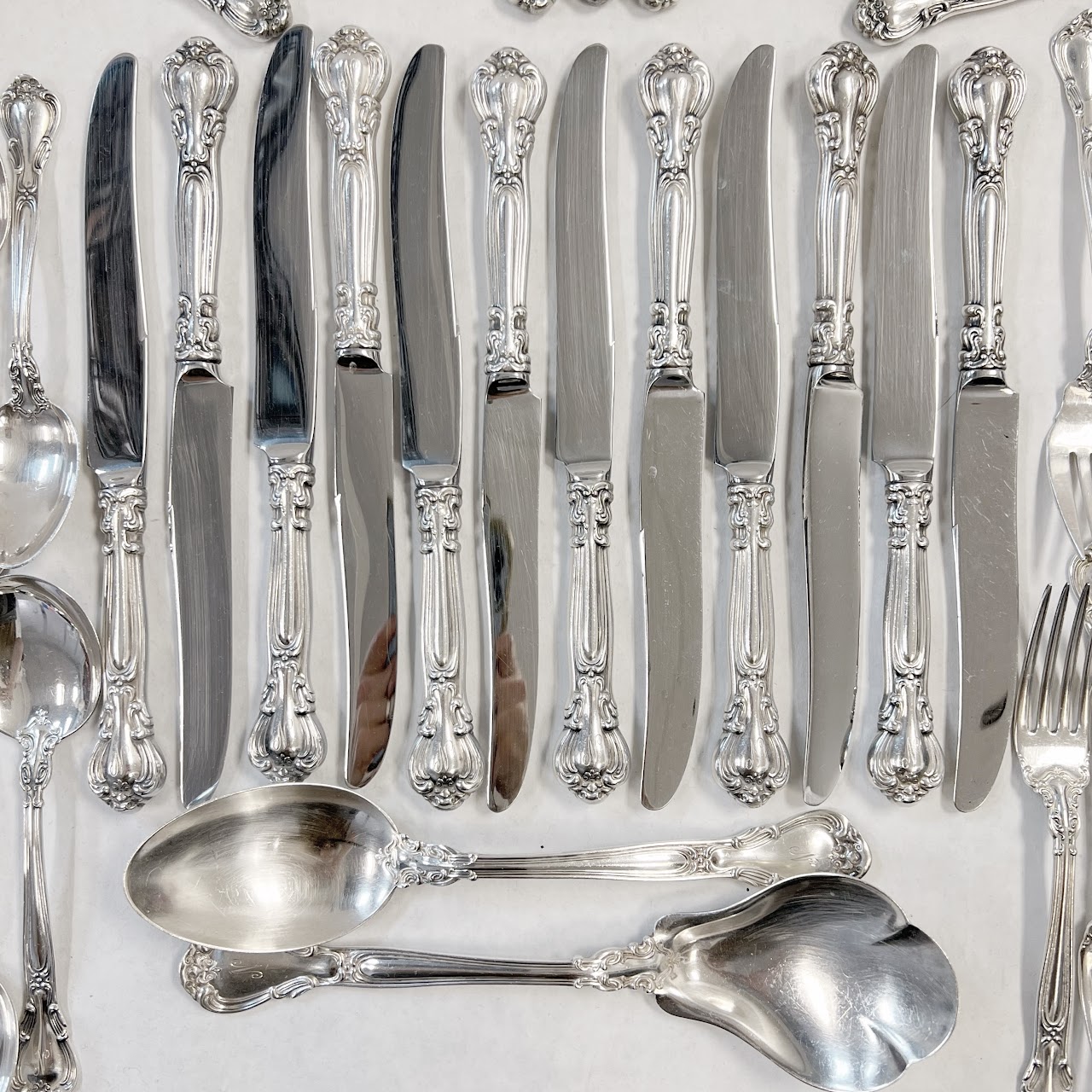 Gorham Sterling Silver Flatware Service for Eleven