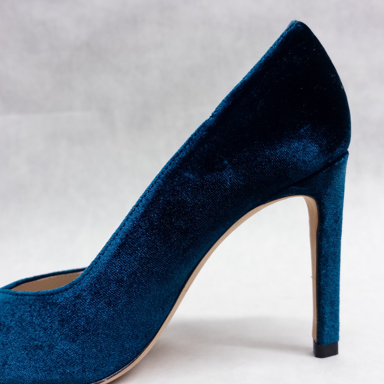 Sandro Teal Velvet Pumps