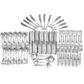 Gorham Sterling Silver Flatware Service for Eleven