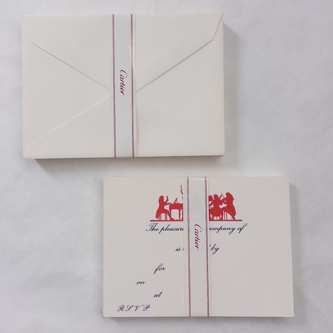 Cartier Twenty-Six RSVP Card & Envelope Set