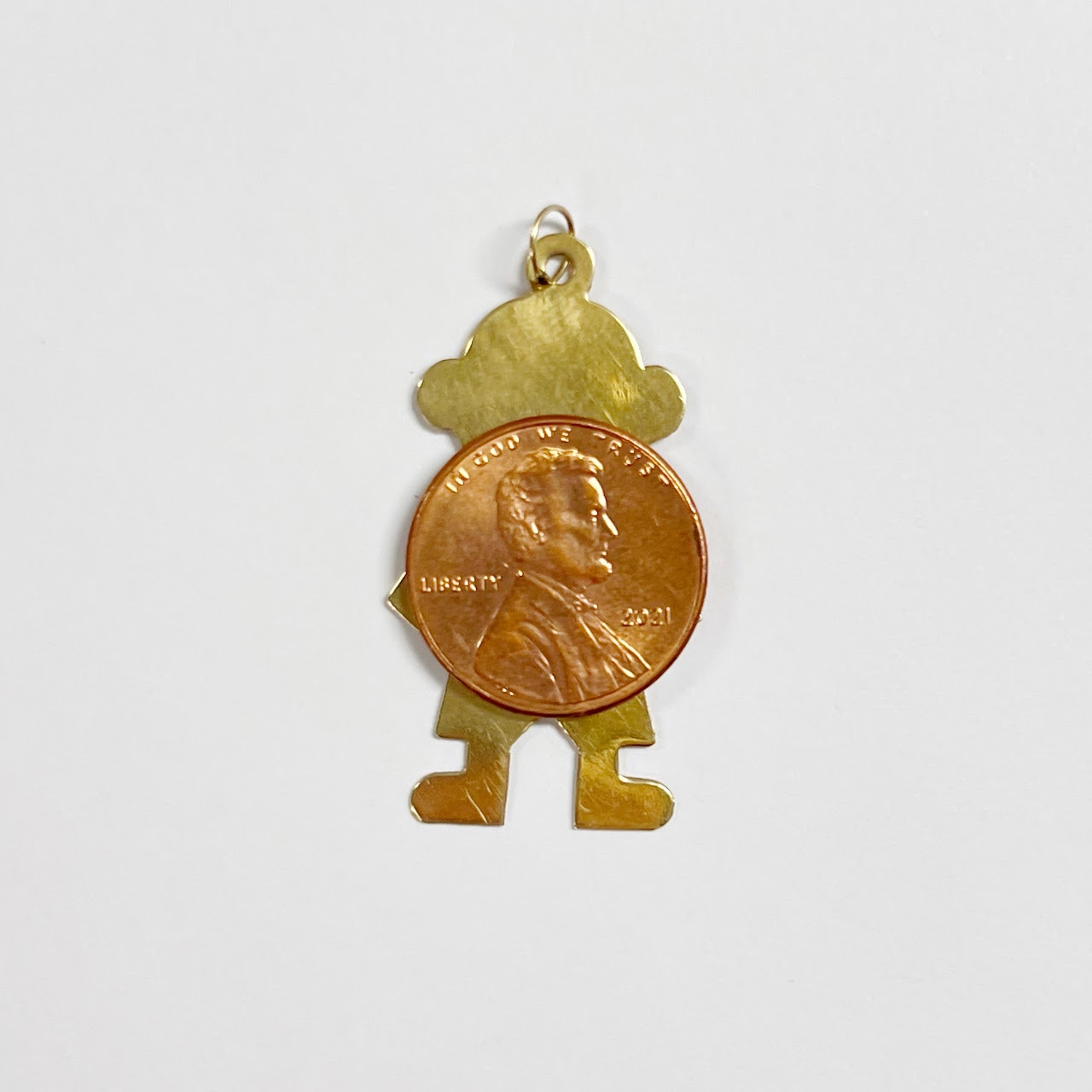 14K Figural Cutout Charm