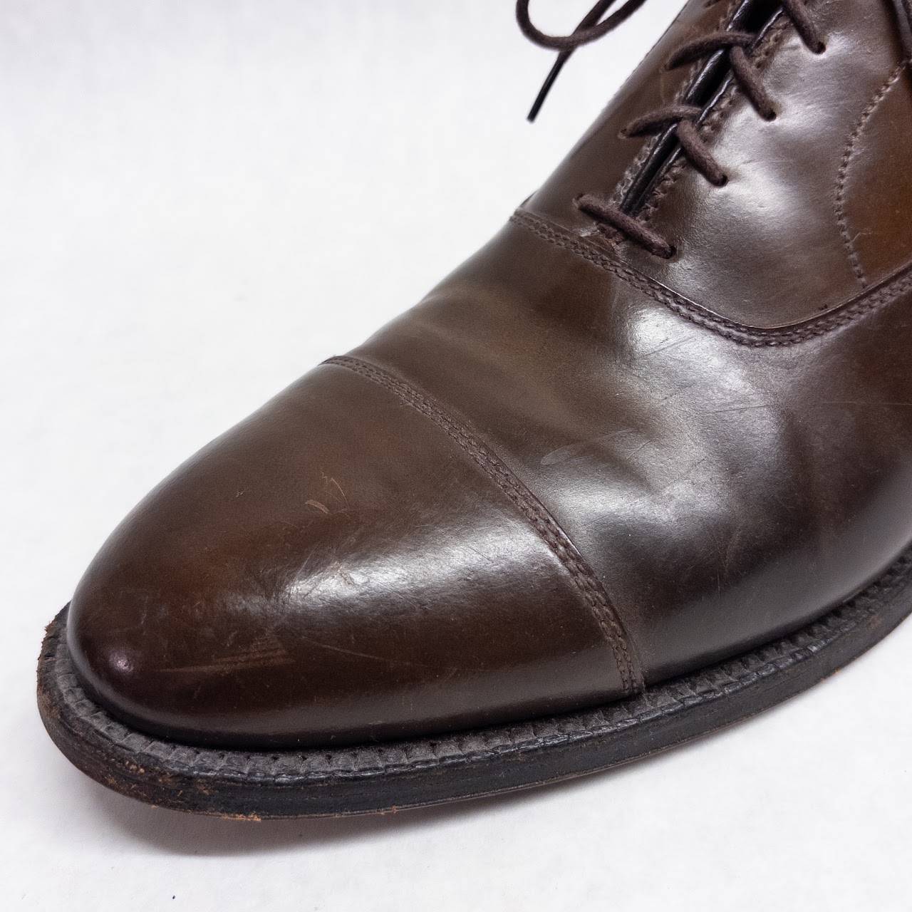 Alden 9073 Cigar Shell Cordovan Cap Toe Oxfords