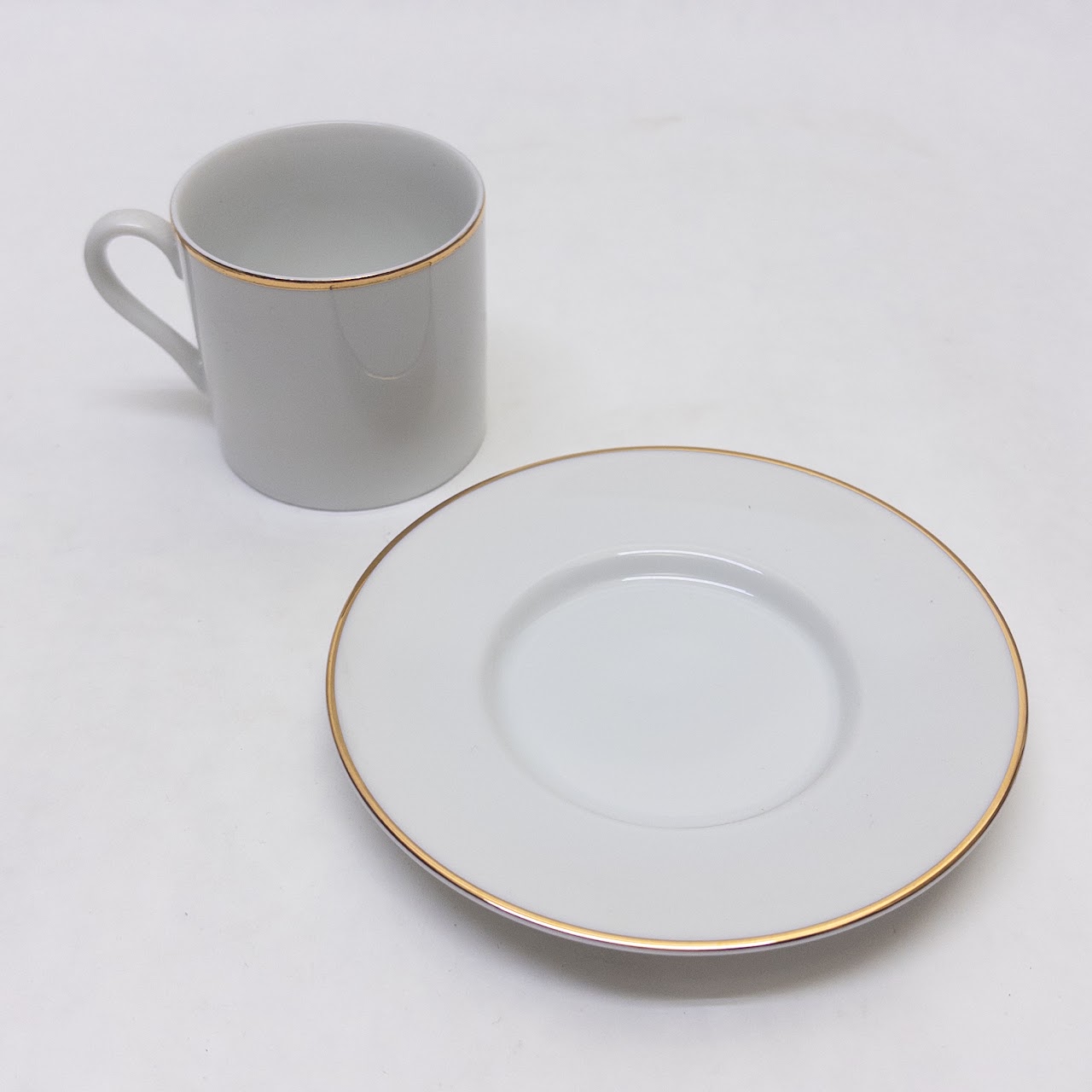 Tiffany & Co. Demitasse Cup & Saucer Set For Four