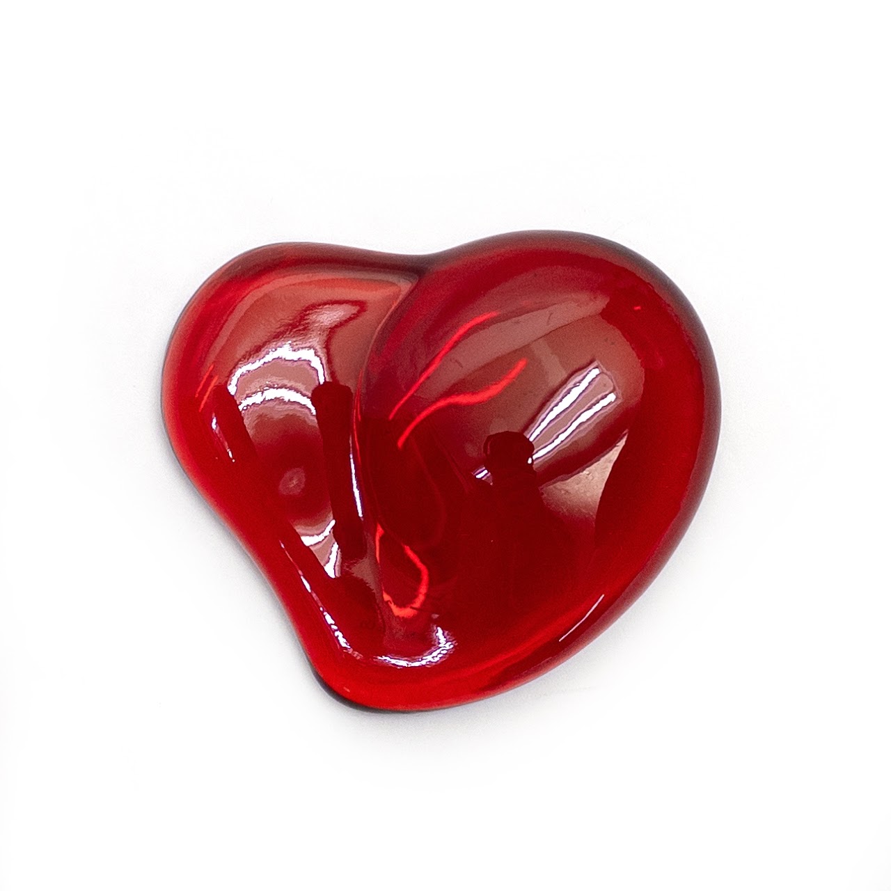 Tiffany & Co. Elsa Peretti Crystal Heart Object