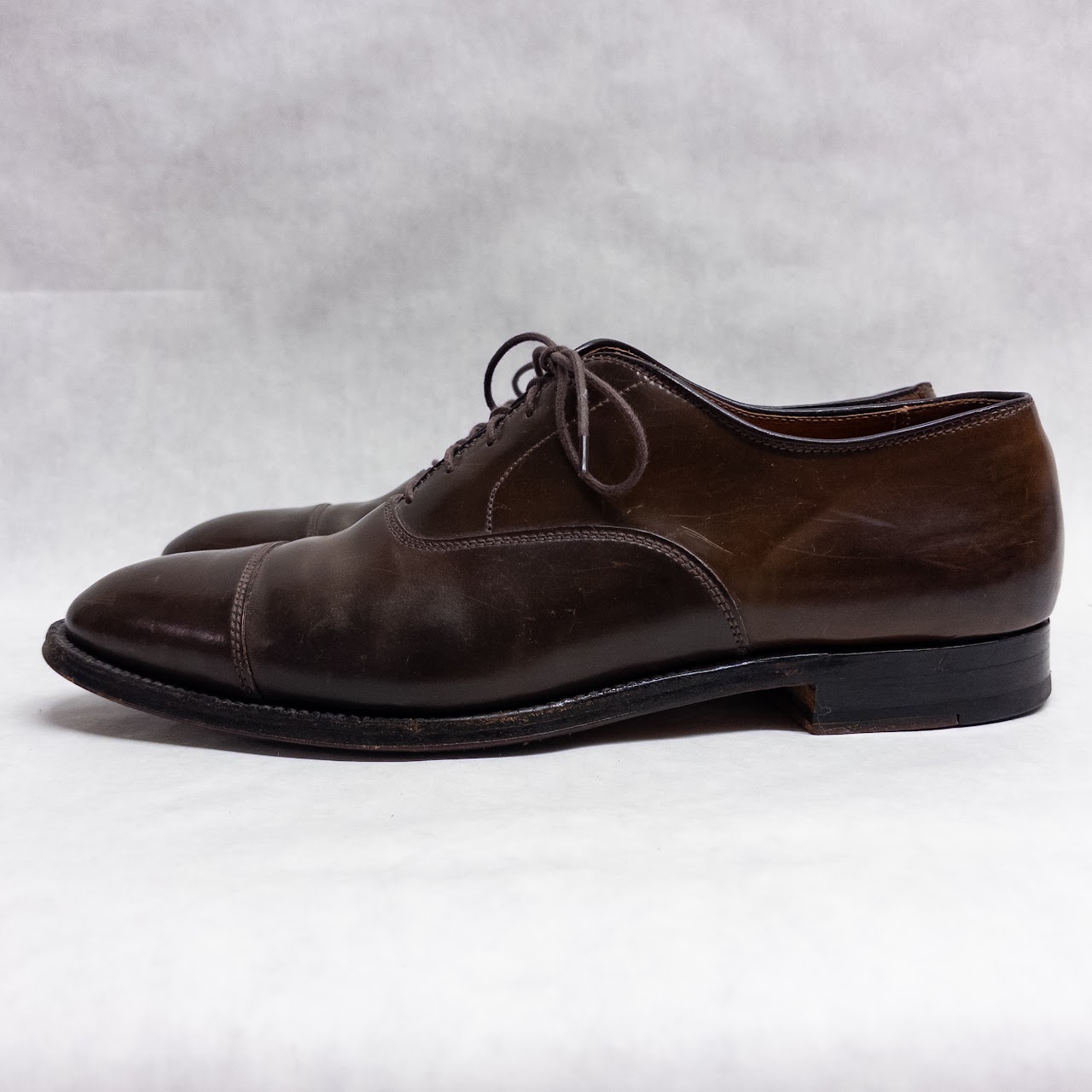 Alden 9073 Cigar Shell Cordovan Cap Toe Oxfords