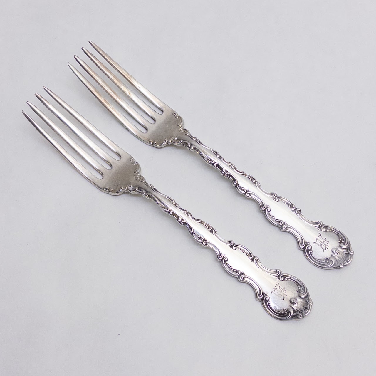 Sterling Silver Two Place Setting Flatware Set