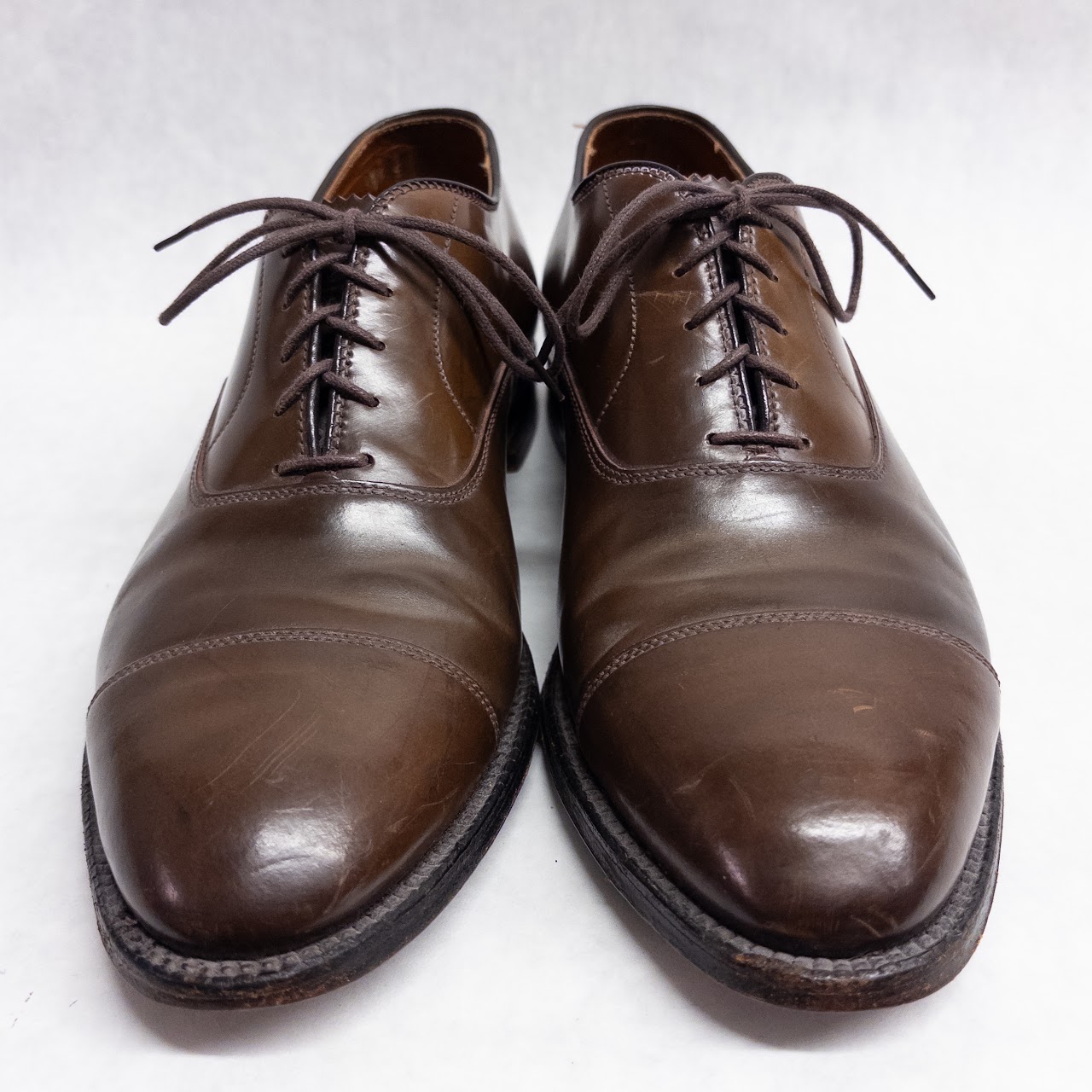 Alden 9073 Cigar Shell Cordovan Cap Toe Oxfords