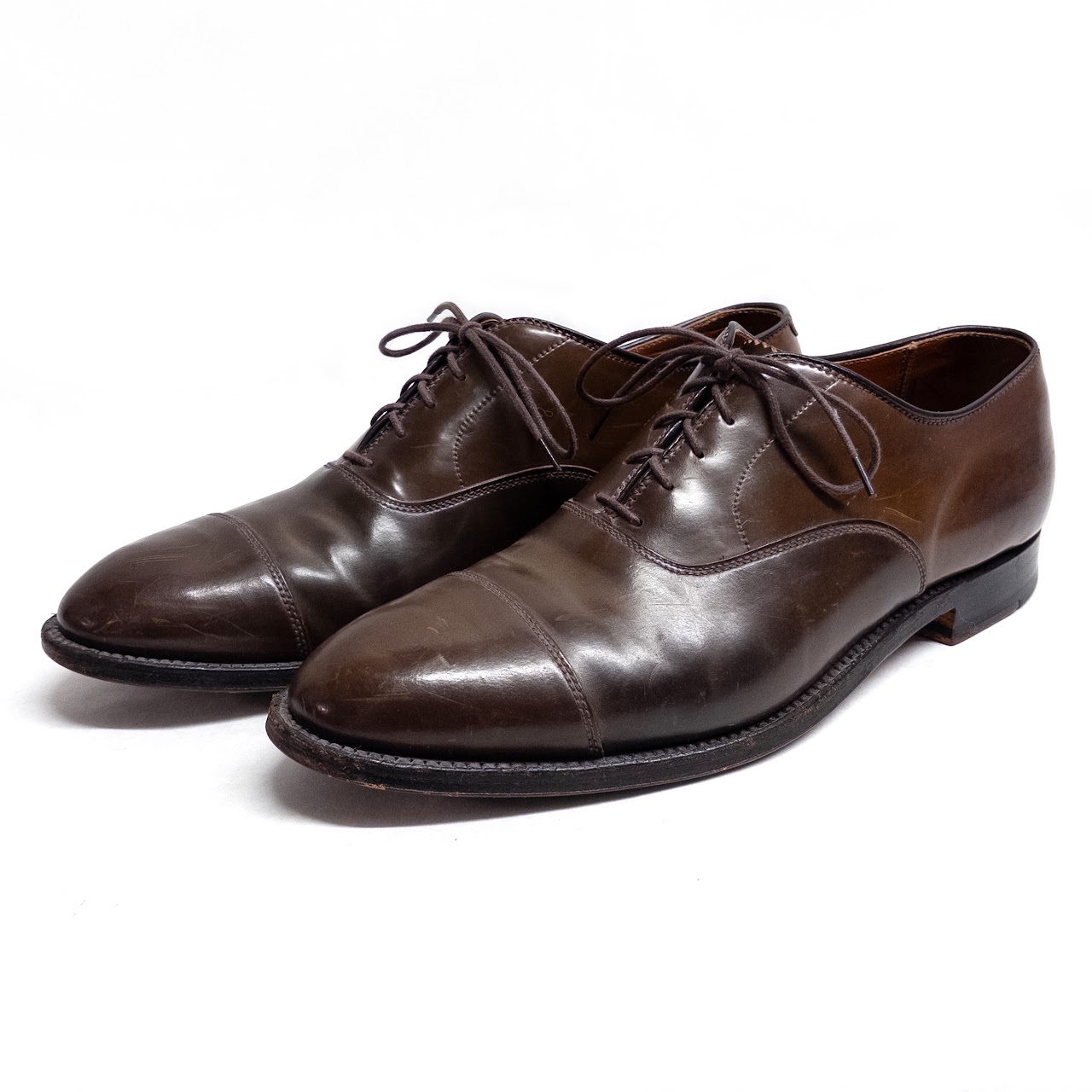 Alden 9073 Cigar Shell Cordovan Cap Toe Oxfords