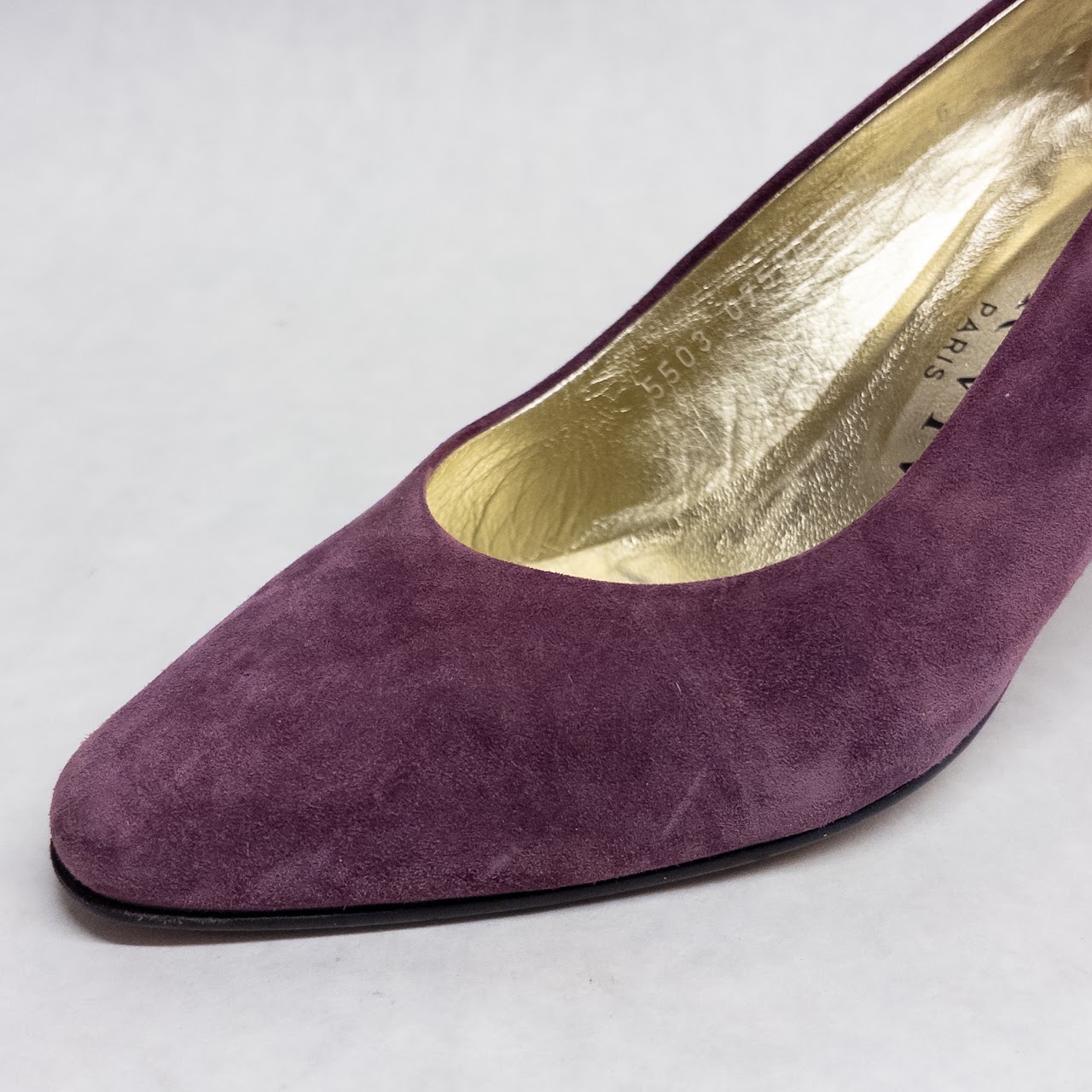 Roger Vivier Metal Heeled Suede Pumps