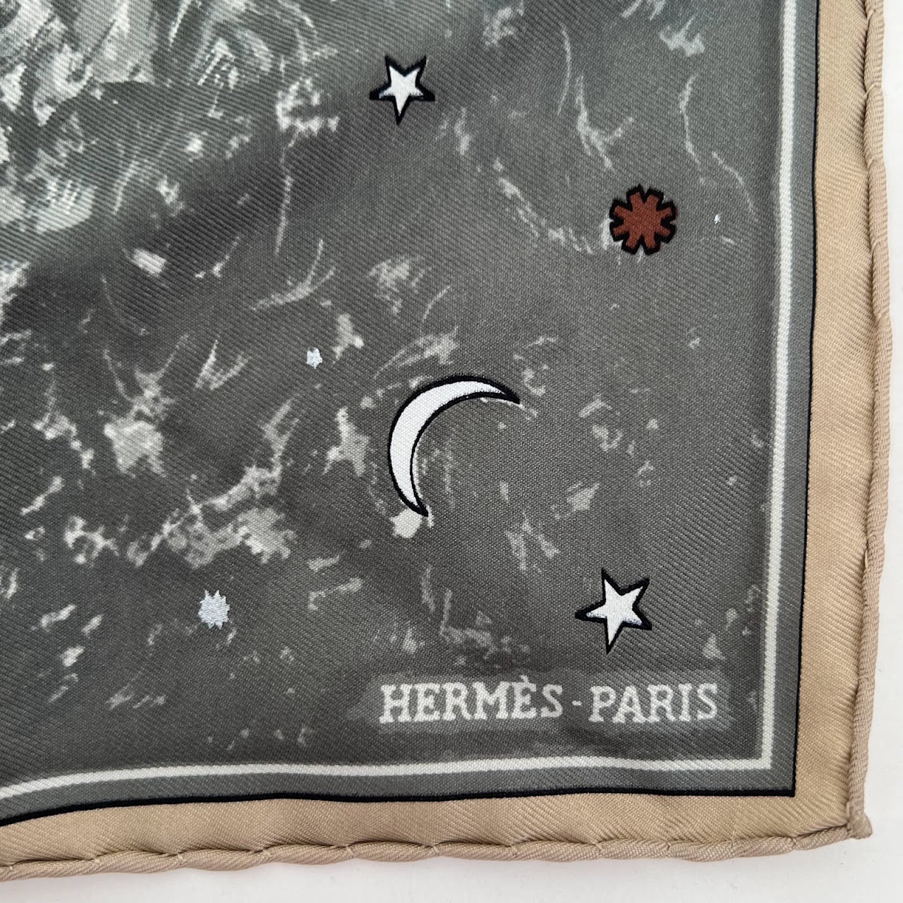 Hermès Silk Celestial Pocket Square