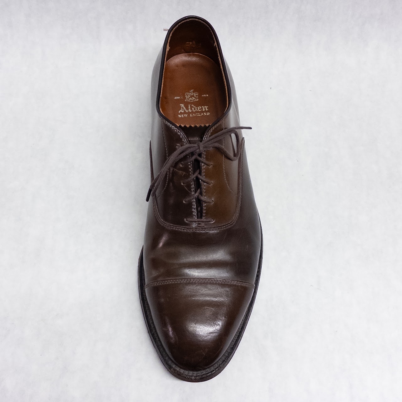 Alden 9073 Cigar Shell Cordovan Cap Toe Oxfords