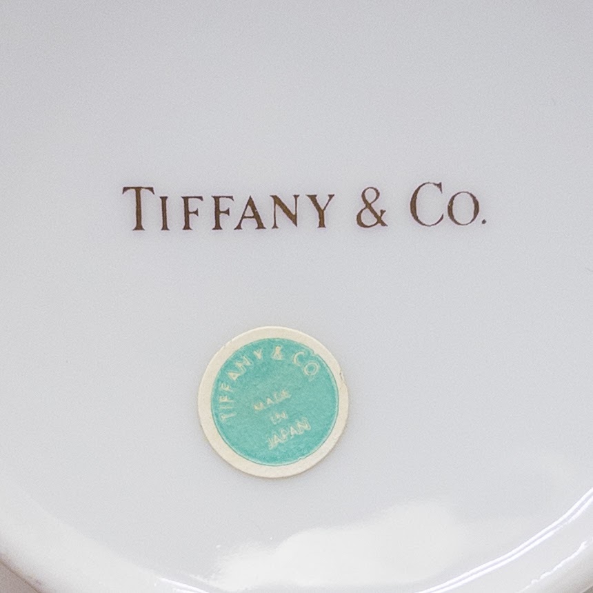 Tiffany & Co. Demitasse Cup & Saucer Set For Four