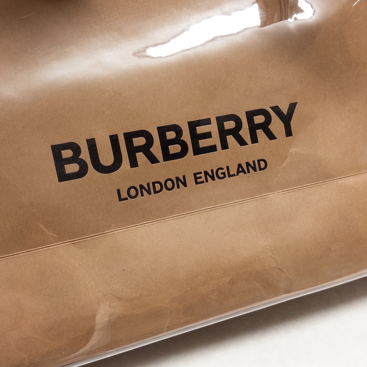 Upcycled Burberry Shopping Bag Tote